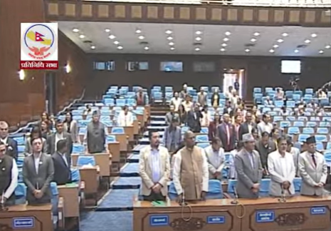 संसद बैठक आधा घण्टाका लागि स्थगित