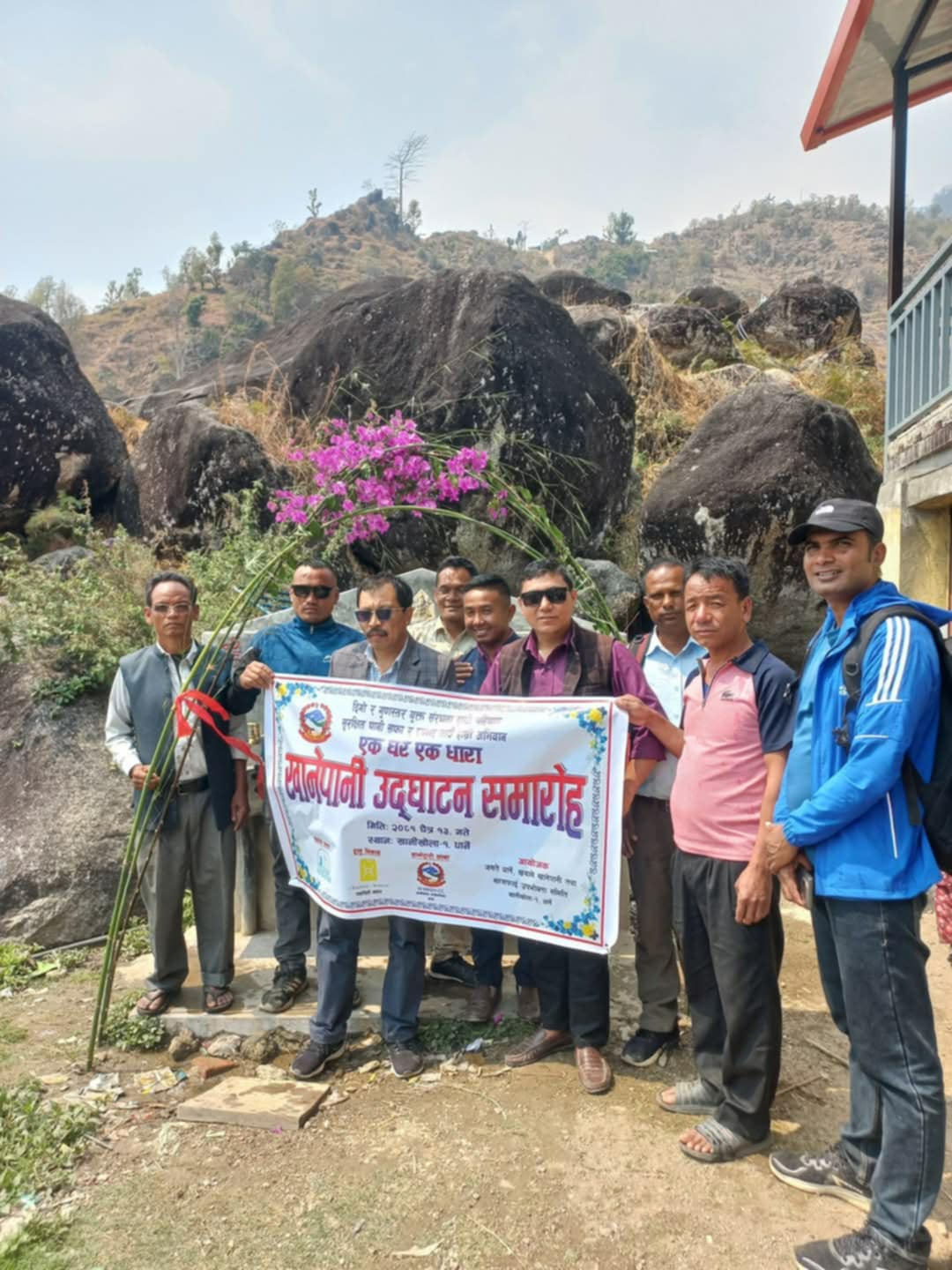 धार्ने – खवासे खानेपानी आयोजना ६५ घर घुरीका लागि एक घर एक धारा