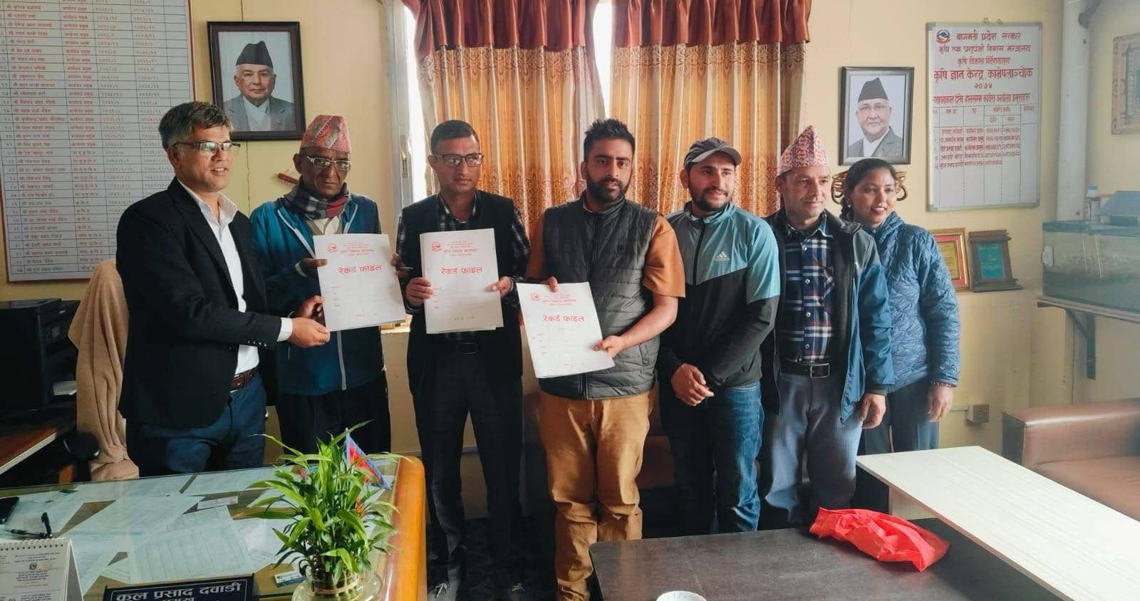 काभ्रेमा सफल हुँदै कृषि उत्पादनमा स्वनिर्भर वडा निर्माण अभियान