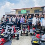 अनुदानमा कृषकहरूलाई कृषि यान्त्रीकरण तथा सामाग्री वितरण