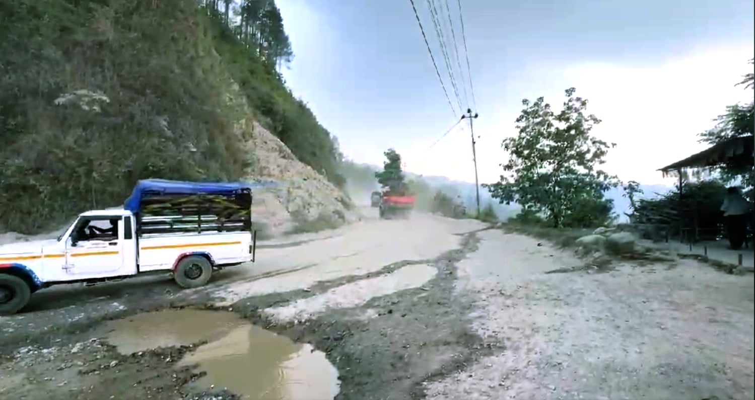 खावा धुलिखेल सडक विस्तार र कालोपत्रे अन्यौलमा