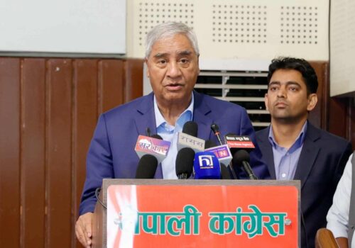 कांग्रेस मुख्यालयमा एआई बहस: देउवाले भने- डिजिटल नेपाल निर्माणमा एआई सदुपयोग आवश्यक