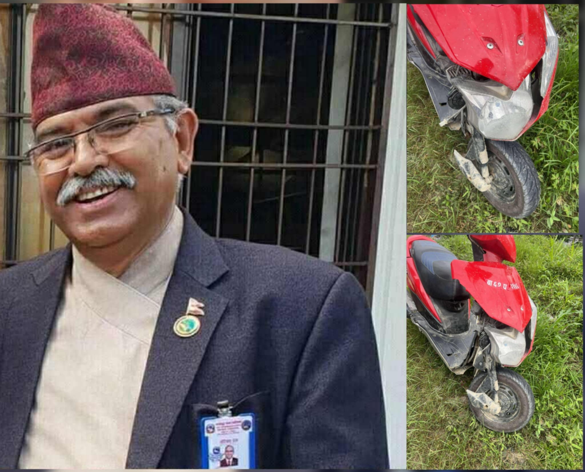 नमोबुद्ध नगरपालिकाका पूर्वप्रमुख टिपी शर्मा तिमल्सिना गम्भीर घाइते