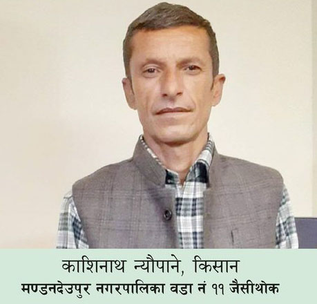 एउटा फरक धार पहिलेका शिक्षक अहिलेका कृषक