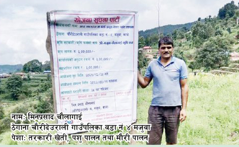 राजधानी छाडेर गाउँ फर्केका मिनप्रसाद