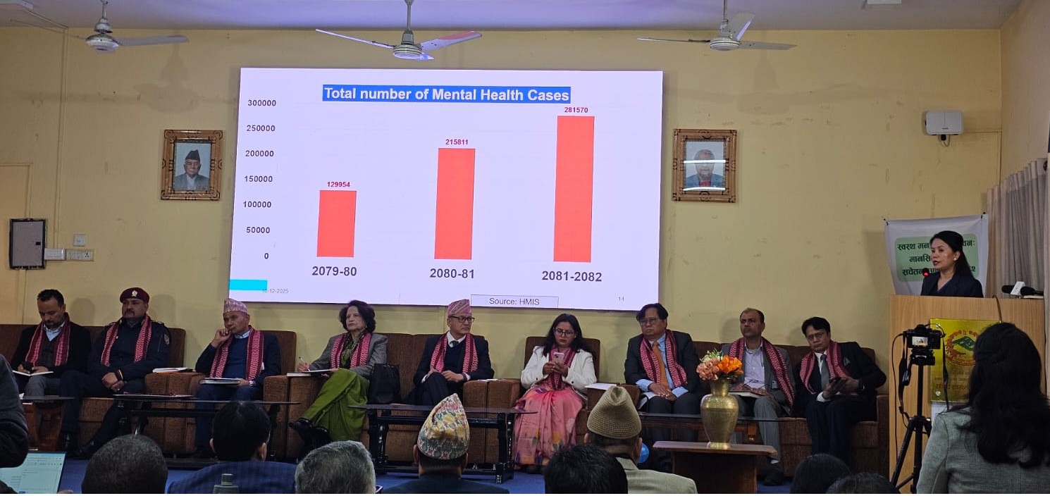 ‘मनका कुरा गरौं, सुनौं र सुनाऔं’ भन्दै सरकारले सुरु ग¥यो  तीन महिनासम्म सञ्चालन हुने मानसिक स्वास्थ्य सचेतना अभियान