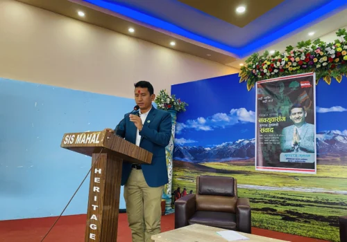 कांग्रेस उम्मेदवार गुणराज मुक्तानले जेन्जी युवासंग गरे विकास र सुशासनको प्रतिवद्धता