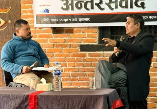 साहित्यकार सूर्य लाकोजूसँग अन्तरसंवादः साहित्य, संस्कृति र जीवनबारे परिचर्चा