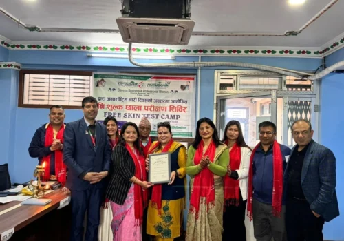 सामुदायिक साकोसमा निःशुल्क छाला परीक्षण शिविर सम्पन्न