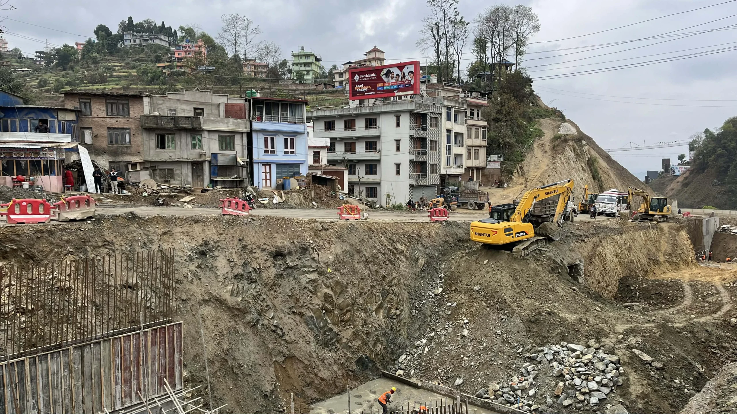 धुलिखेल सुर्यविनायक सडक विस्तारमा ६७ प्रतिशत प्रगति