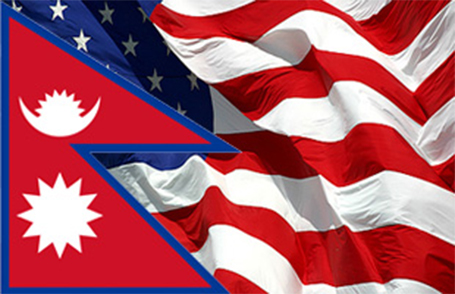 Nepal-America-Flag