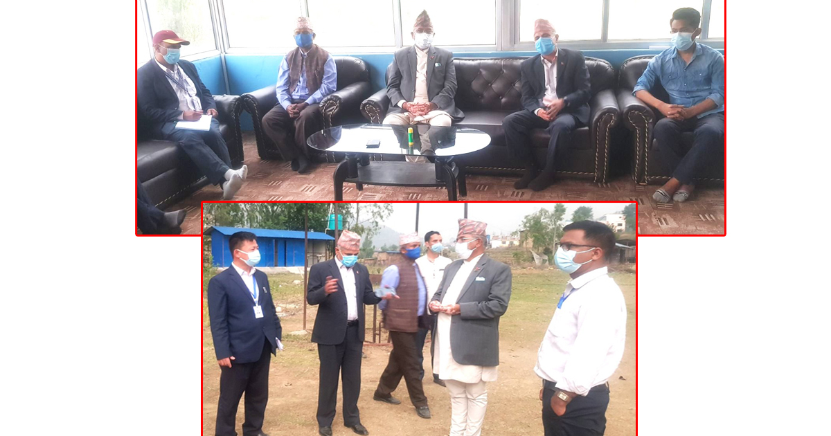 नमोबुद्धमा नगरमा २५ शैयाको आइसोलेसन बन्ने