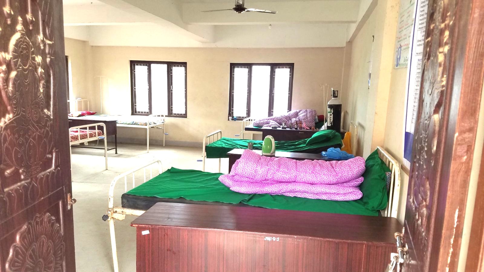 नमोबुद्धमा ४० बेडको आइसोलेसन तयार, बिरामीको उपचार सुरु