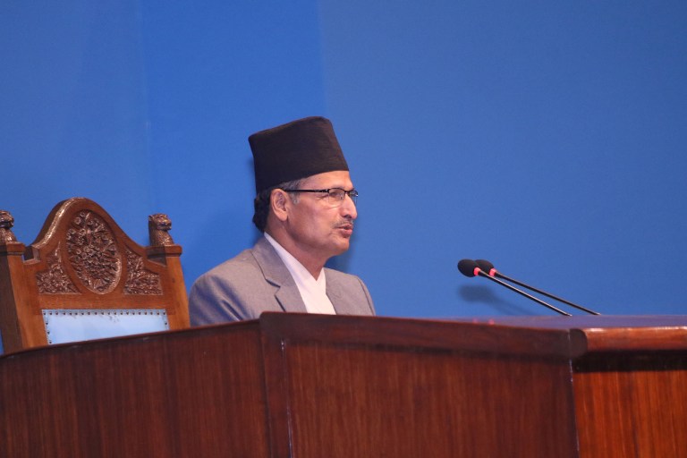 संसदमा सभामुखविरुद्ध एमालेको नाराबाजी