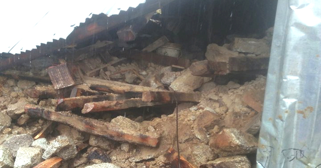 गुल्मीमा पहिरो जाँदा एकै परिवारका ३ जनाको मृत्यु