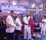 बंगलादेशमा भएको कराँते प्रतियोगितामा बनेपाका सन्देश मानन्धरलाई स्वर्ण पदक