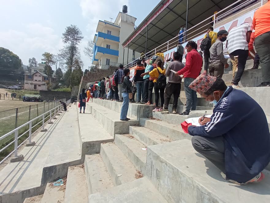 म्यादी प्रहरी काभ्रे : आज चौथो दिनसम्म २ हजार ३०५ जनाले दिए आवेदन