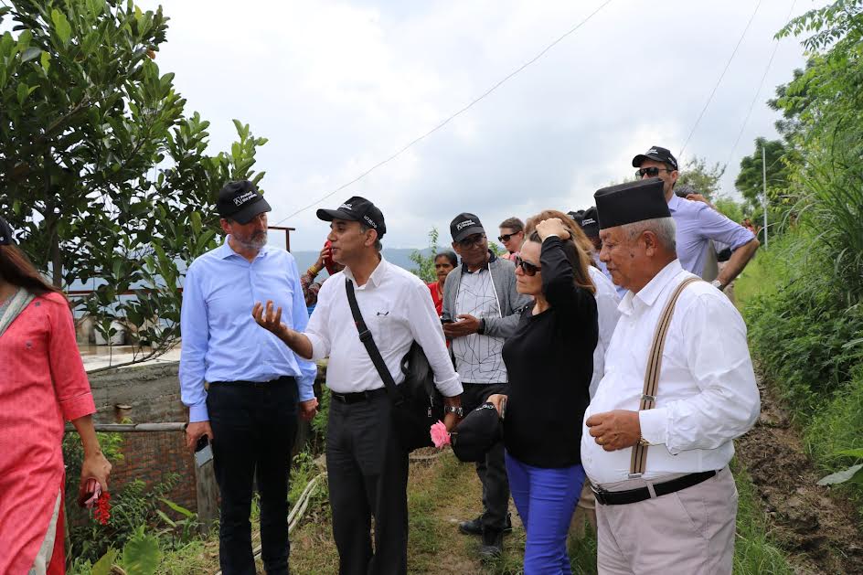 फ्रान्सका सांसदहरुद्वारा नमोबुद्धको जलवायु अनुकुलन समाधान कार्यक्रम अवलोकन