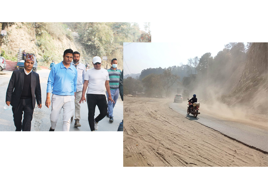धुलिखेल–खावा सडक मर्मत गर्न एक्सनमा उत्रिए जिसस प्रमुख गौतम र सिडिओ पौडेल, १२ घण्टा सडक बन्द गरी काम सुरु