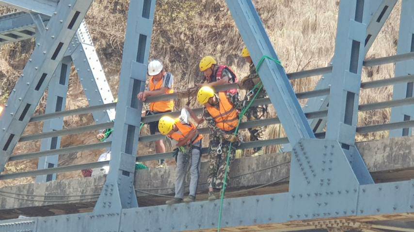 शनिबार दोलालघाटमा विपद् प्रतिकार्य संयुक्त अभ्यास
