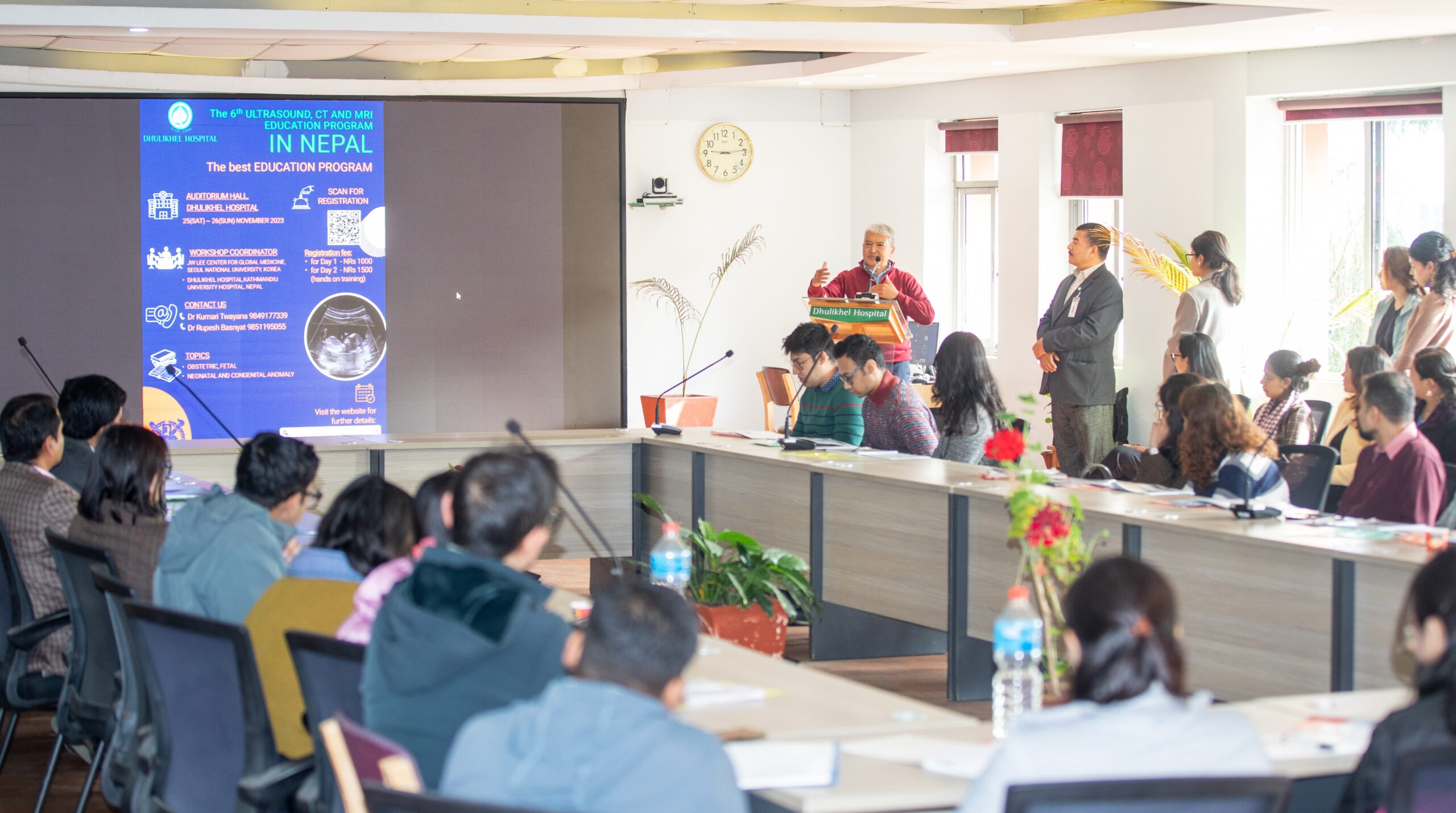 धुलिखेल अस्पतालमा स्वास्थ्य सम्बन्धी दुई दिने कार्यशाला