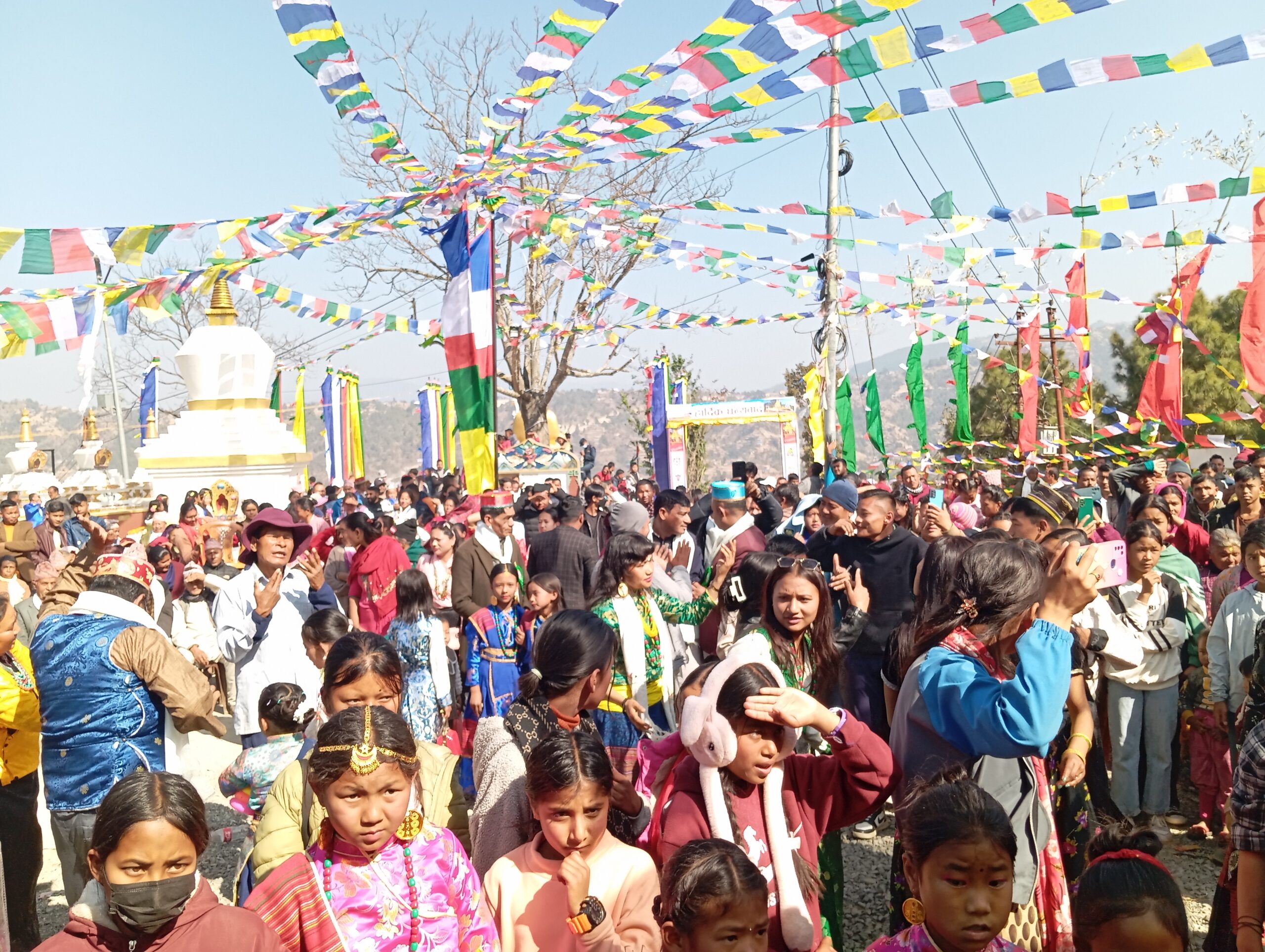 रजबम पोखरीमा हर्षोल्लासपूवर्क मनाइयो ल्होछार पर्व