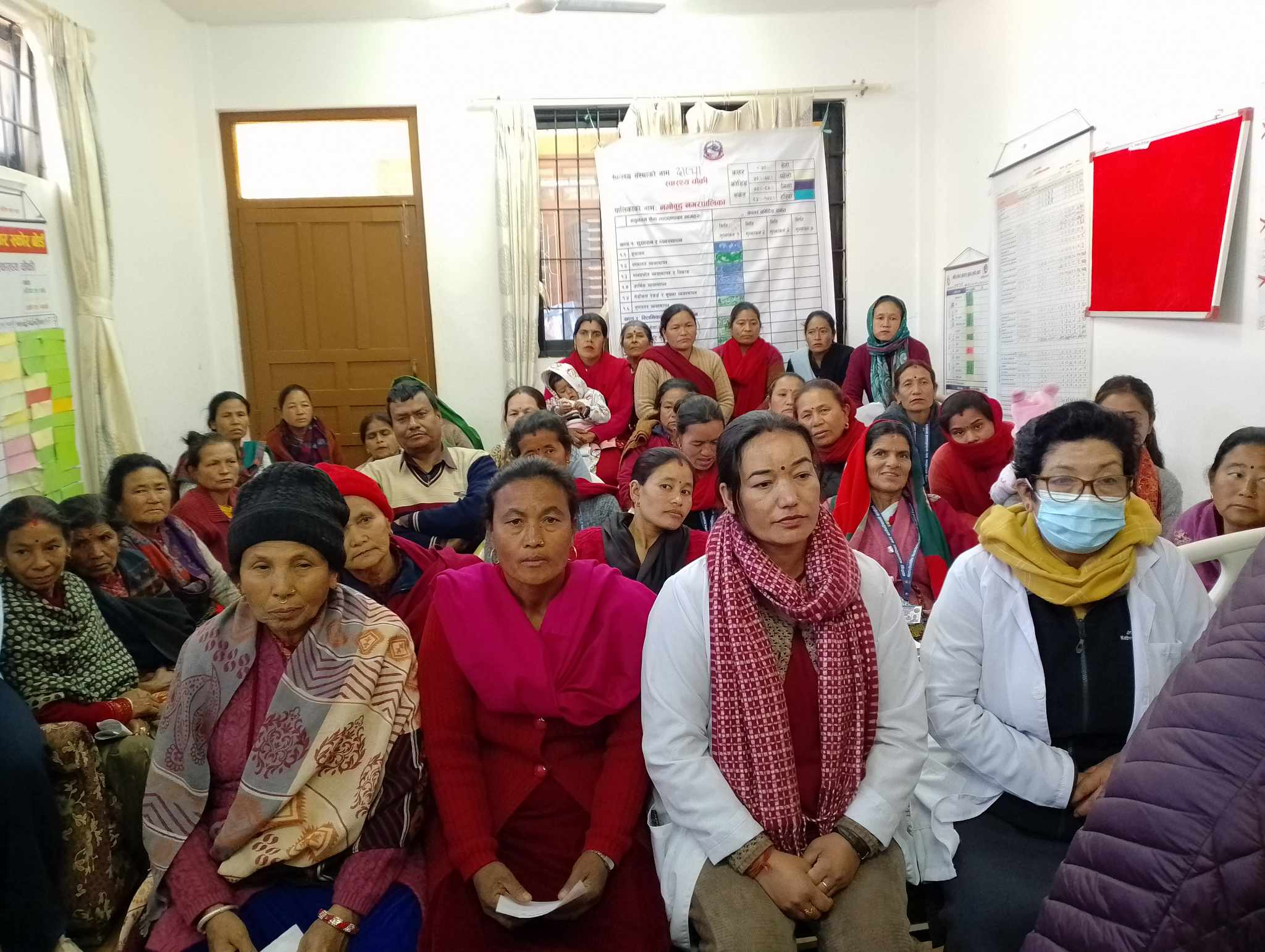 नमोबुद्धमा पाठेघरको मुखको क्यान्सरसम्बन्धी परिक्षण शिविर