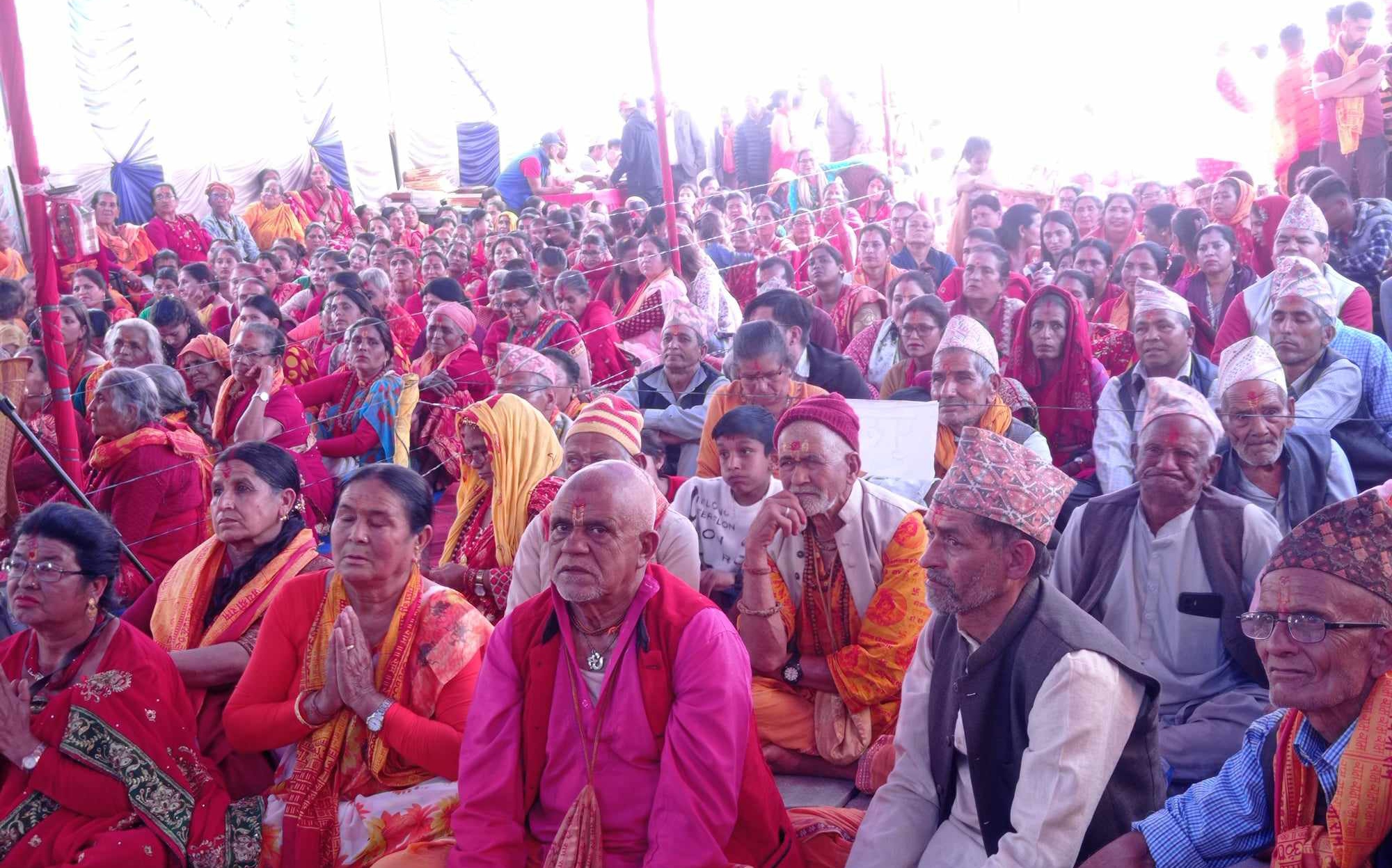 महायज्ञमा ६० लाख आर्थिक संकलन