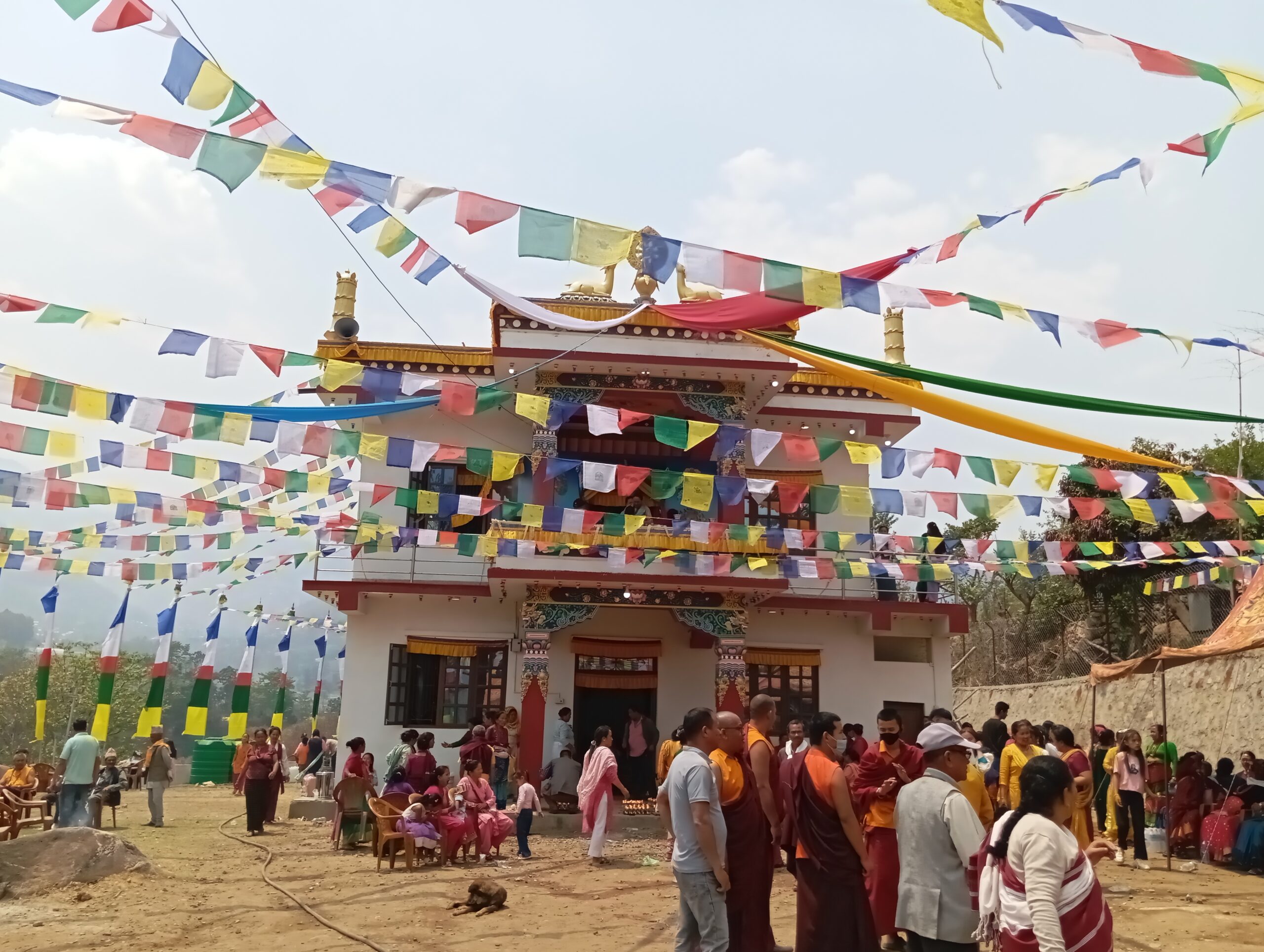 पिपलटारमा निर्माण गरिएको गुम्बा उद्धघाटन