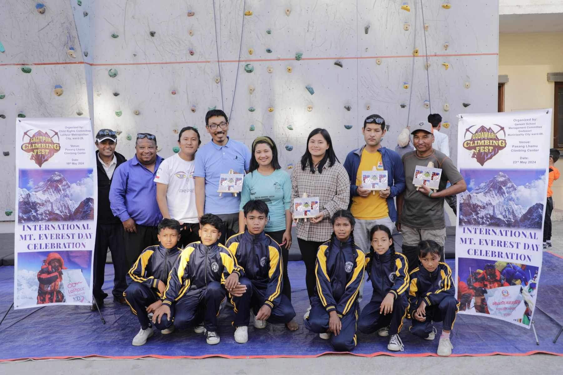 सगरमाथा दिवसमा ‘वाल क्लाइम्विङ’