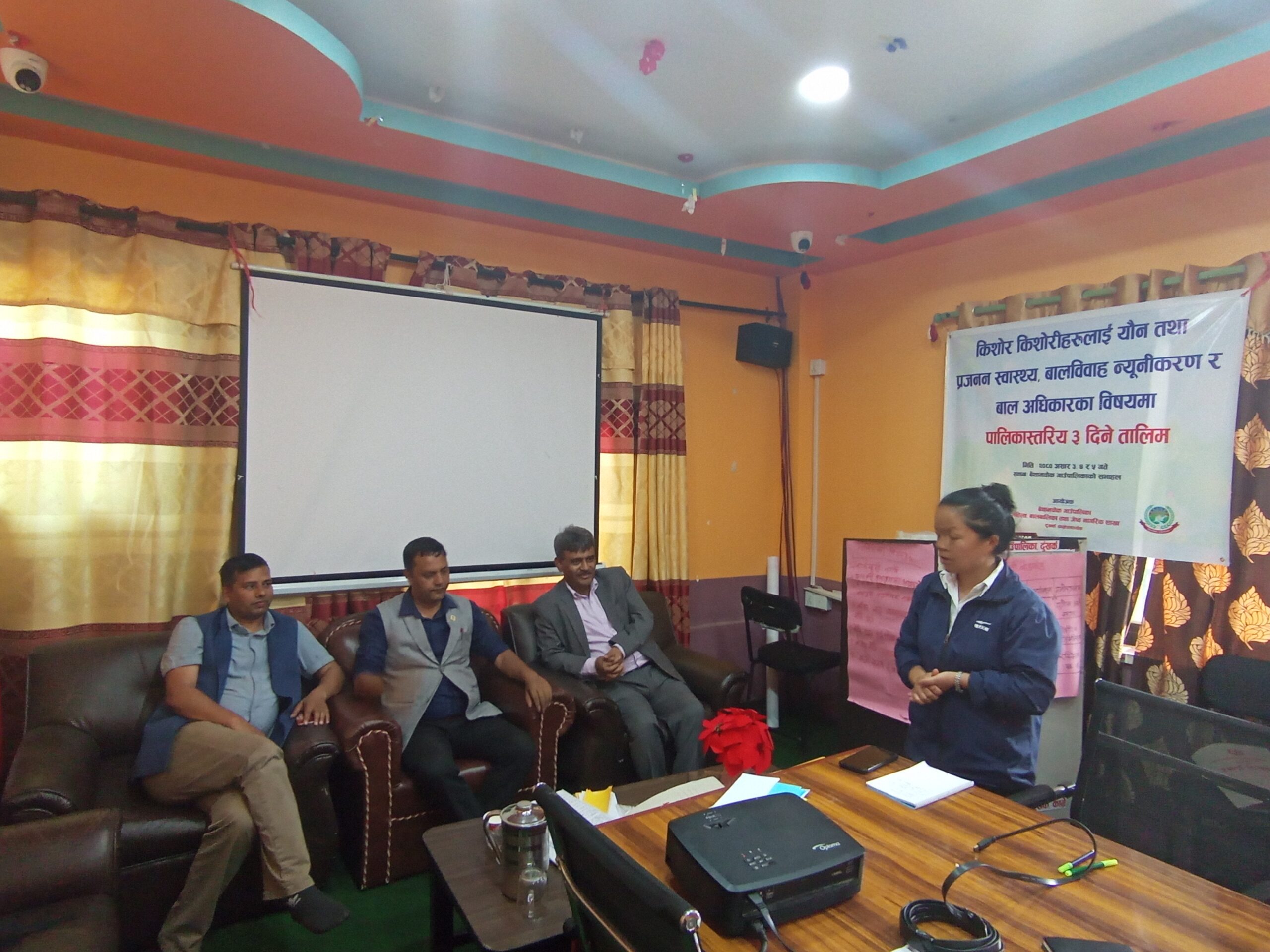 बेथानचोकमा यौन तथा प्रजनन् स्वास्थ्य, बालविवाह न्यूनिकरण र बालअधिकारका बिषयमा अभिमुखिकरण