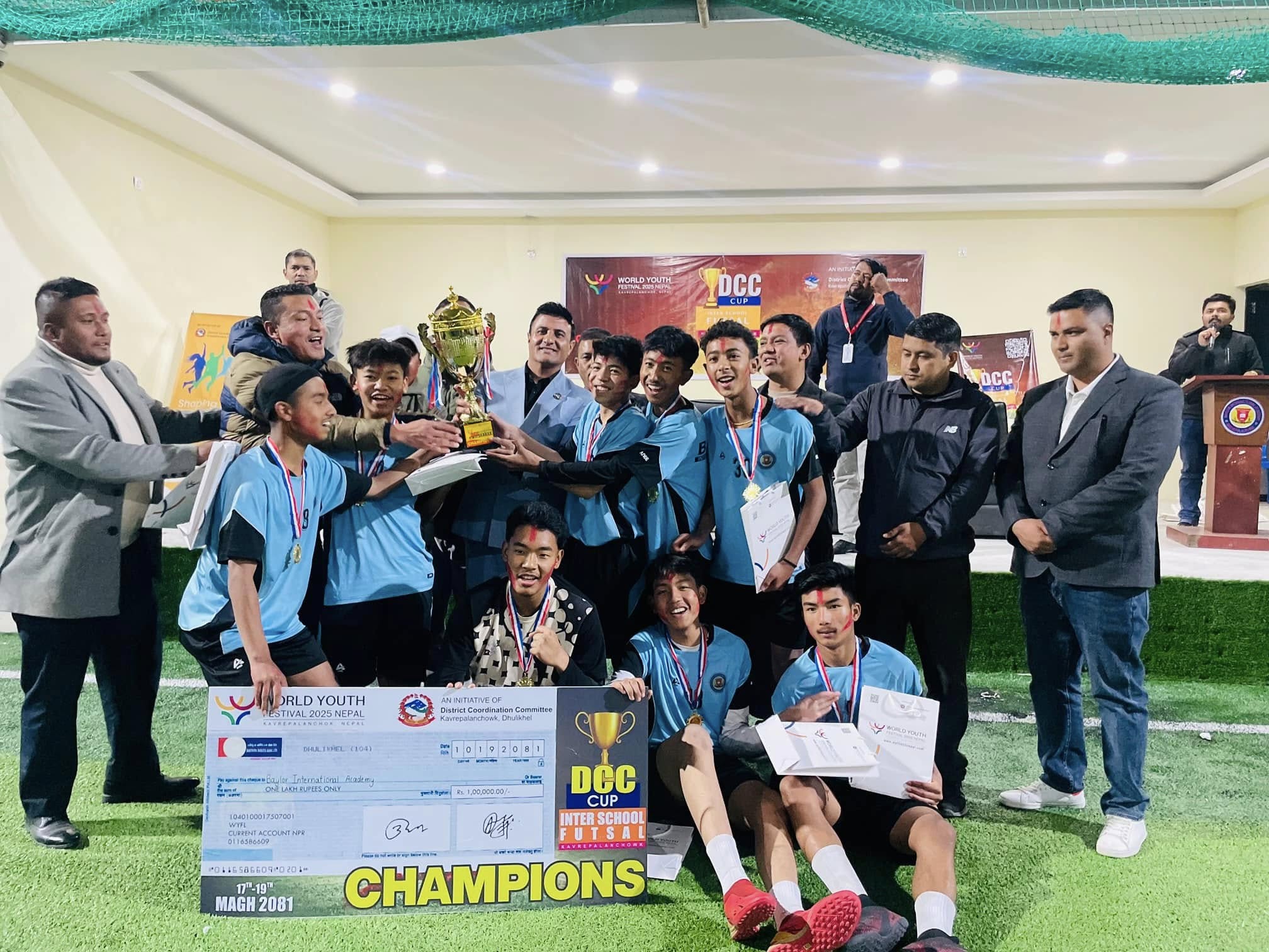 डिसिसि कप फुटसलको उपाधी बेलर एकेडेमीलाई