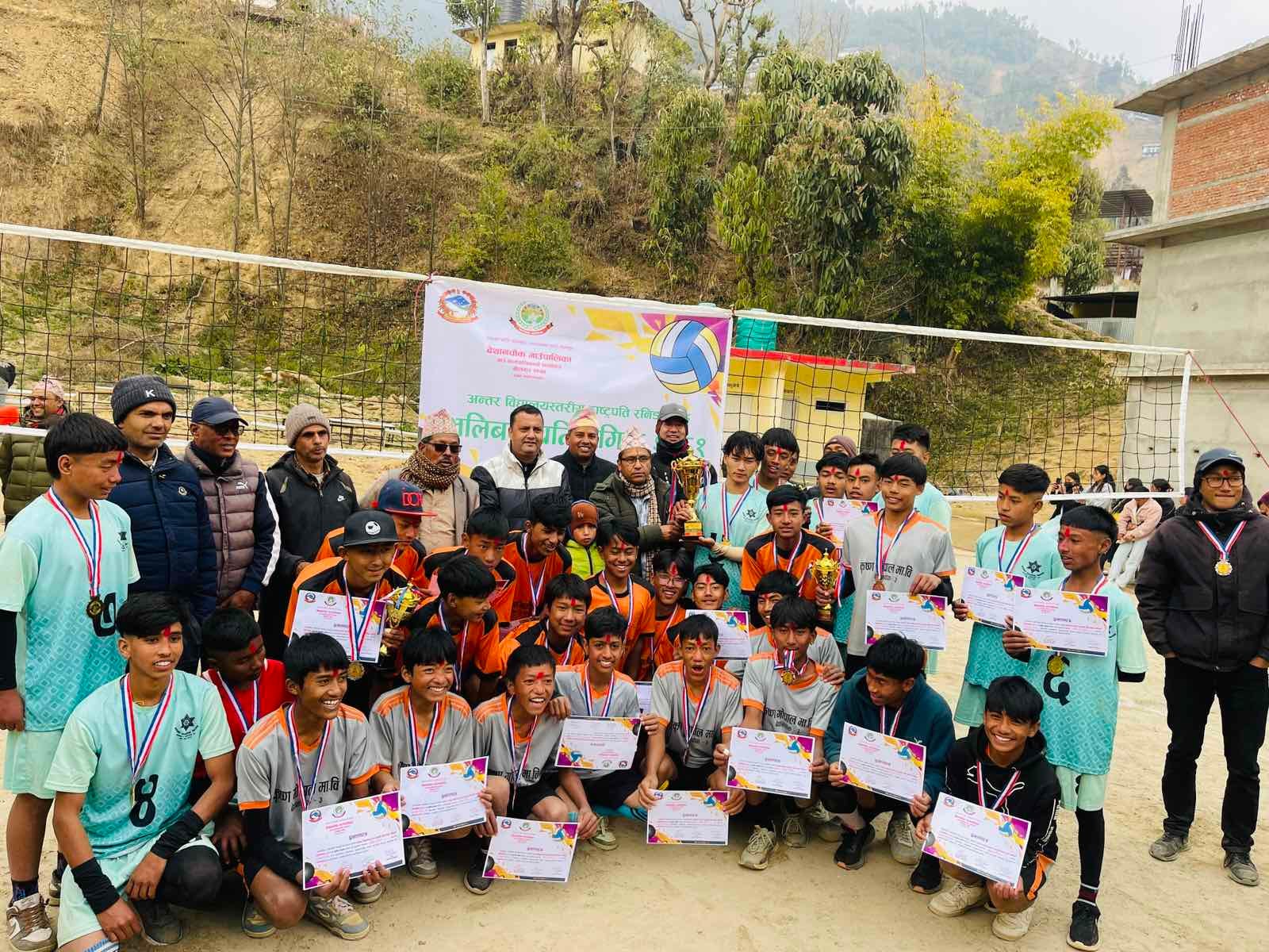 बेथानचोकमा भलिबलको उपाधी चक्रेश्वरलाई