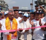 बुद्ध जयन्तीमा पनौतीदेखि नमोवुद्धसम्म शान्ति पदयात्रा