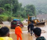नार्केमा लेदोेले अवरुद्ध वी.पी. राजमार्ग एकतर्फी सञ्चालनमा आयो