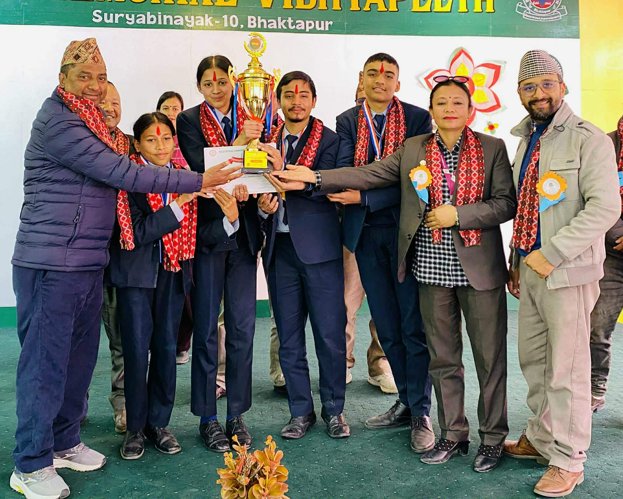 एनप्याव्सन भक्तपुरको हाजिरीजवाफमा इडेन गार्डेन प्रथम