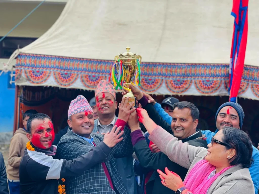 बेथानचोकमा राष्ट्रपति रनिङ शिल्डको उपाधी पार्वती मा.वि.लाई