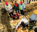 बाढी पहिरोले क्षतिग्रस्त शंखेश्वरी मन्दिरको पुनर्निर्माण थालियो