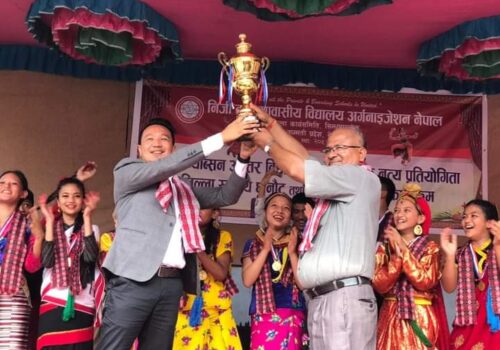 केतुले उचाल्याे जिल्ला प्रथमकाे ट्रफी