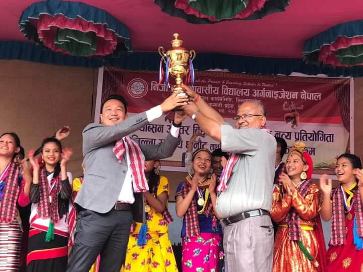 केतुले उचाल्याे जिल्ला प्रथमकाे ट्रफी