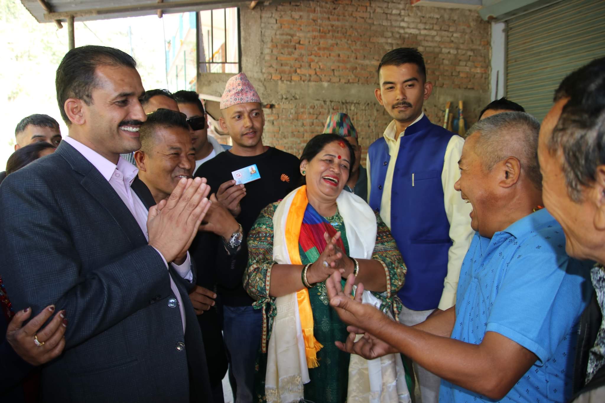 युवा जाेशका उम्मेदवारहरुलाई अझ जाेश भर्दै भाेटेकाेशी वासी