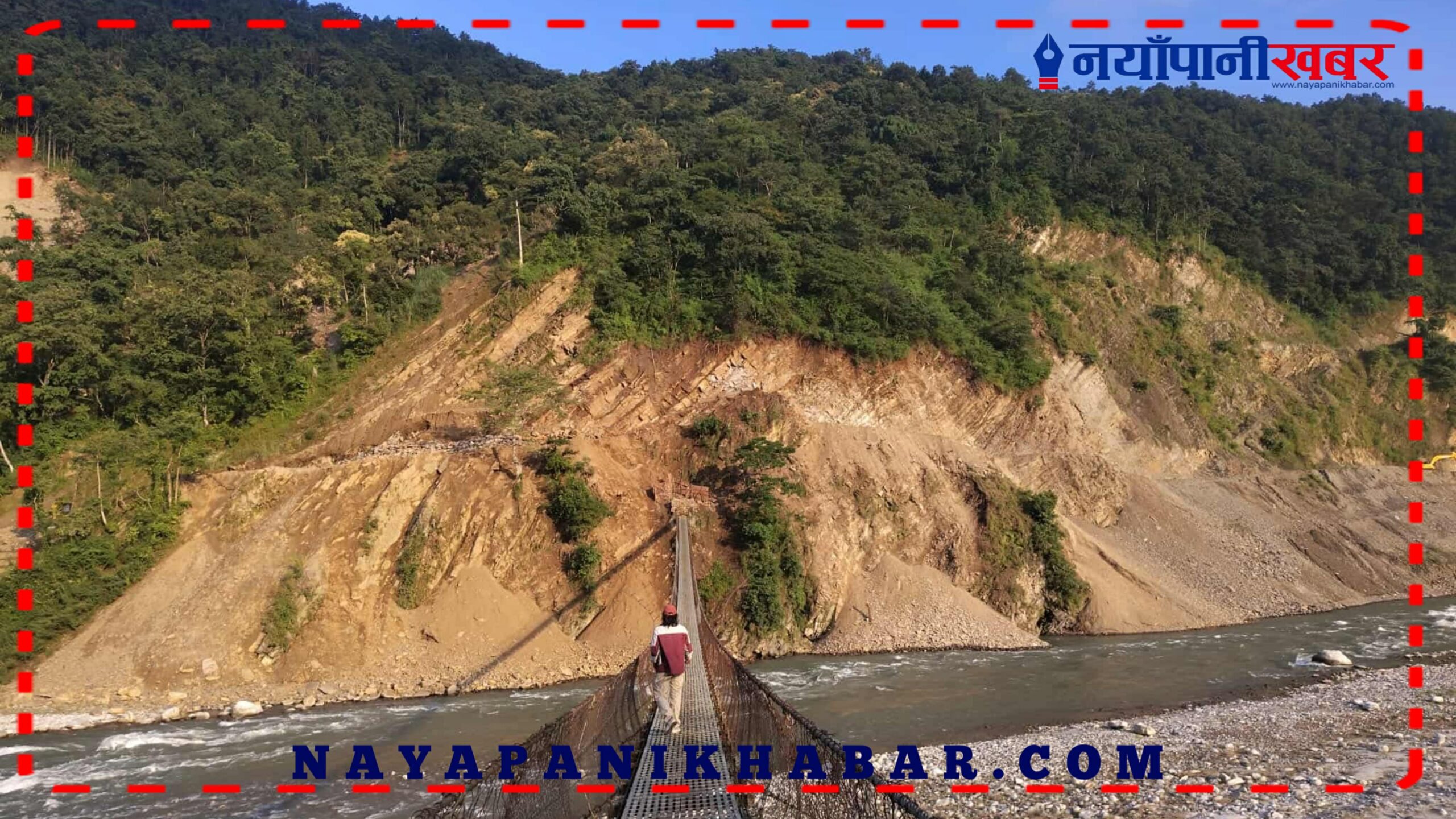 मध्यपहाडी लोकमार्गकाे मादले भीरमा ब्रेकथ्रु : नागरिकलाई यातायातमा सहजता थपिने