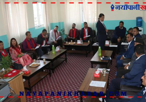 मेलम्ची नगरपालिका द्वारा बुढानिलकण्ठ नगर अस्पतालको असल अभ्यास सिकाईका लागी छलफल