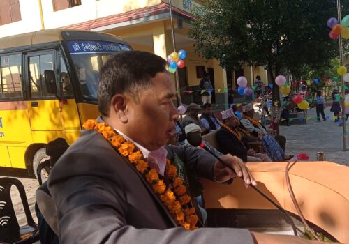 काेही पनी शिक्षाबाट बञ्चित हुनुपर्ने छैन : नगर प्रमुख तामाङ