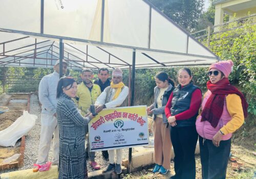 विरुवा उत्पादन र संरक्षणमा टेवा दिने मेलम्चीका दुई नर्सरी वडालाई हस्तान्तरण