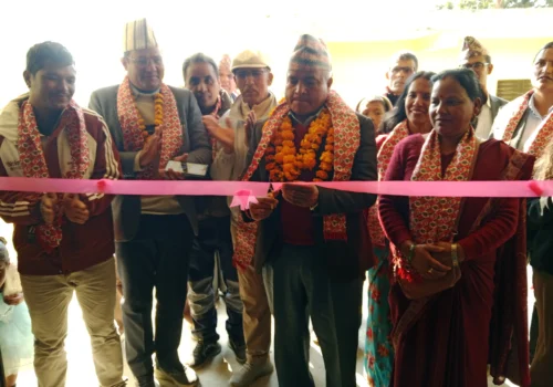 भुकम्पकाे झण्डै एघार वर्षपछि बल्ल पायो पुष्पगंगाले सुविधा सम्पन्न भवन