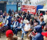 सिन्धुपाल्चोक १ मा सुझाव संकलनसहित घरदैलोमा माधव सापकोटाको सक्रियता