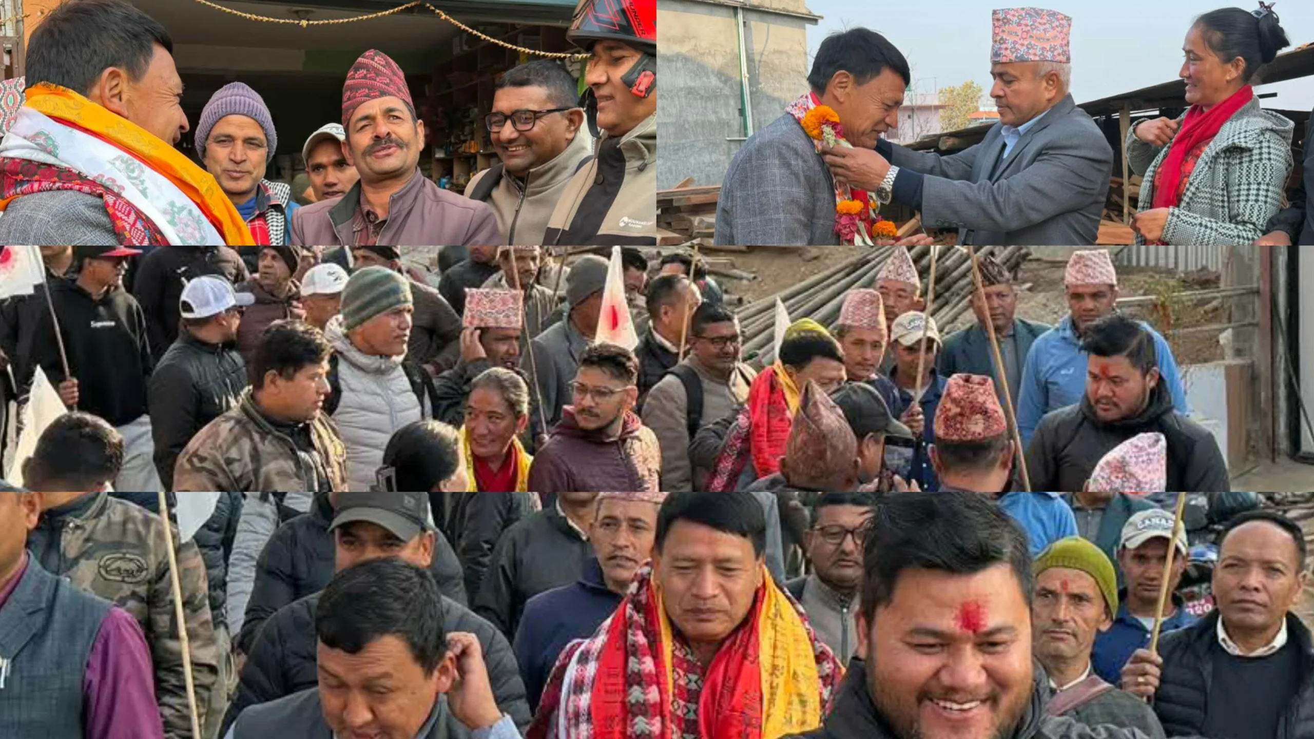 एमाले उम्मेदवार शेरबहादुर तामाङले इन्द्रावतीमा सुरु गरे चुनावी गतिविधि