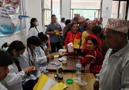 ग्रामीण क्षेत्रमा स्वास्थ्य पहुँच : बलेफीका दुई वडामा १,४१३ जनाले पाए सेवा