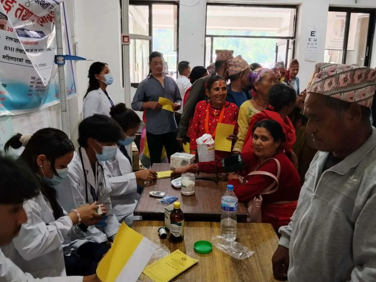 ग्रामीण क्षेत्रमा स्वास्थ्य पहुँच : बलेफीका दुई वडामा १,४१३ जनाले पाए सेवा